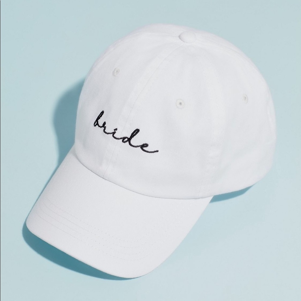NWT!! Bride Embroidered Baseball Cap